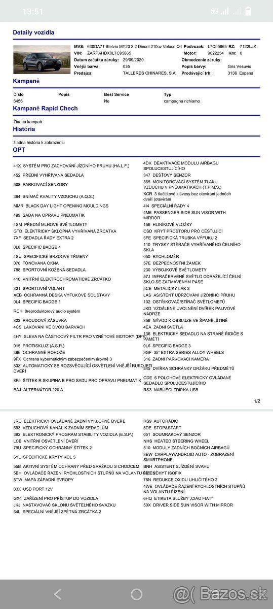 Alfa Romeo Stelvio Veloce 2.2 154kw Q4 FACELIFT - nepojízdné - 4