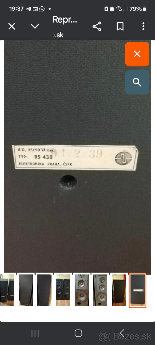 predám reproduktory Tesla RS 438 - 4