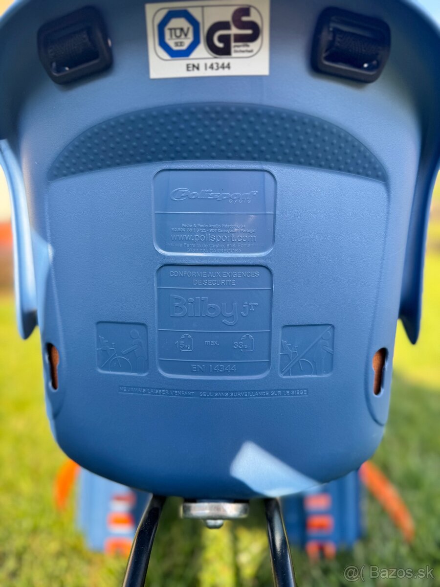 Detská sedačka na bicykel predná - 4