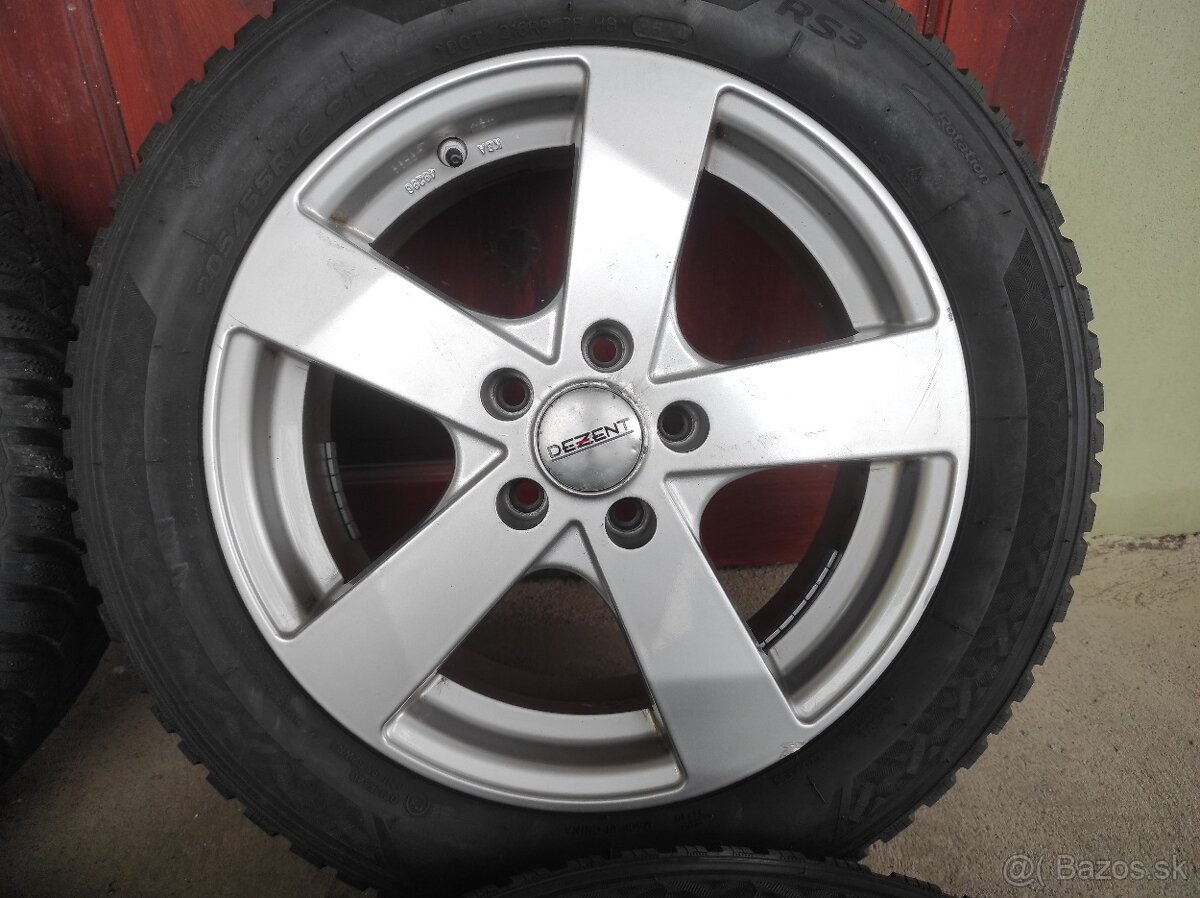 Zimná sada 16" 5x108 Ford 205/55 R16 - 4