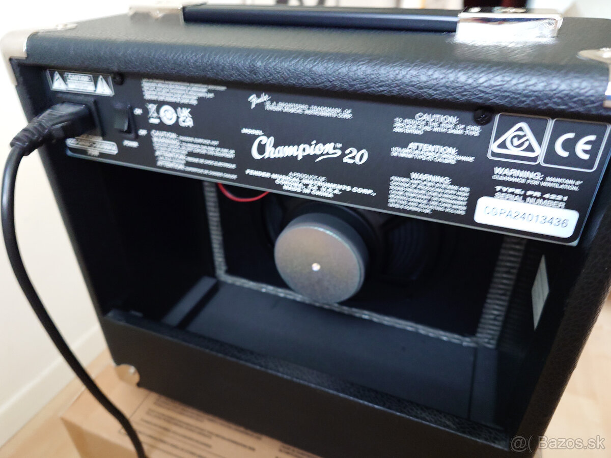 Fender Champion 20, nové, pôv. cena 150€ - 4