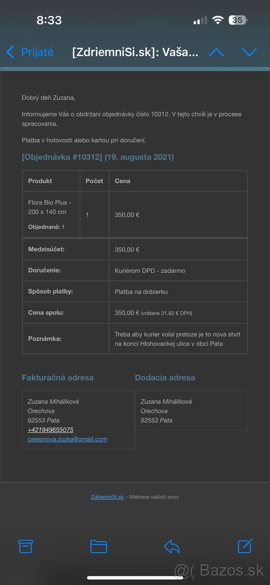 Matrac 140x200 TOP STAV - 4