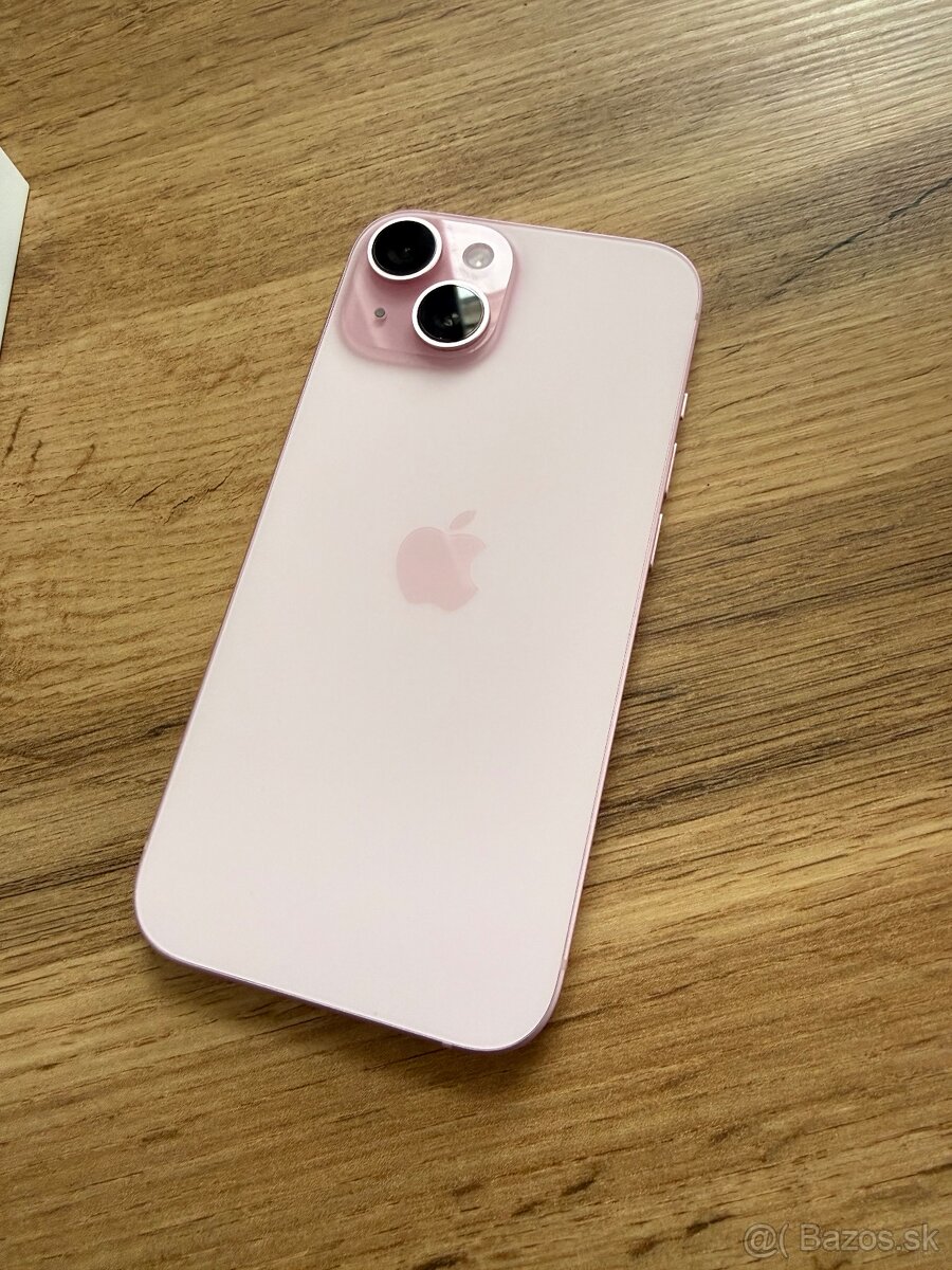 iPhone 15 ružový 128 GB - 4
