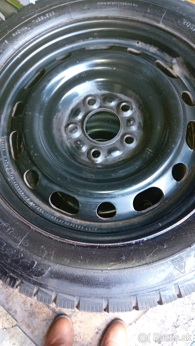 Zimné pneu 205/55 R16 na diskoch - 4