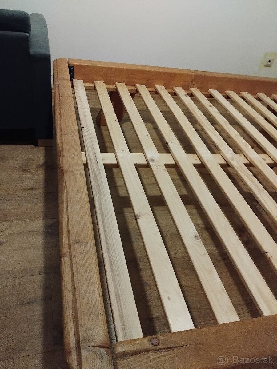 Posteľ z masívu, drevená - 4