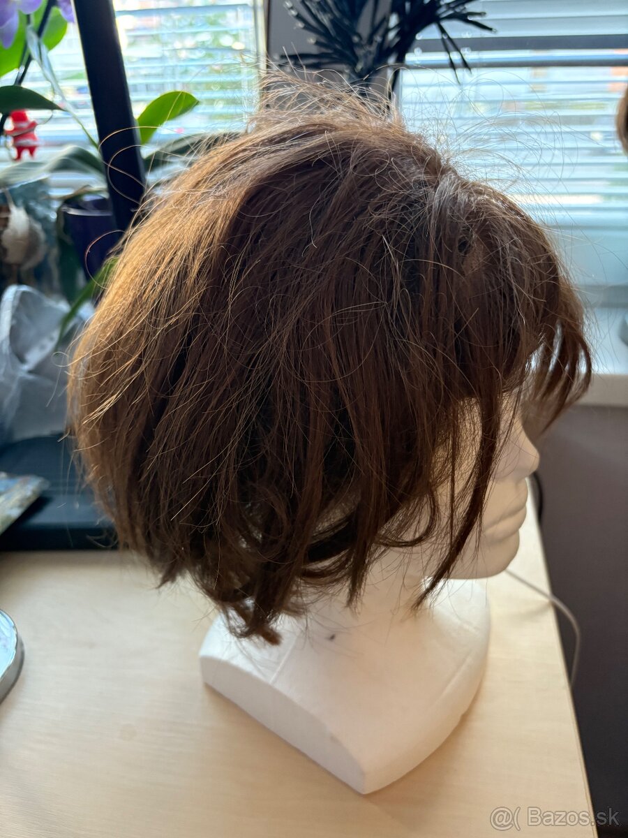 Parochňa z prírodných vlasov+ gratis parochňa z umelých - 4