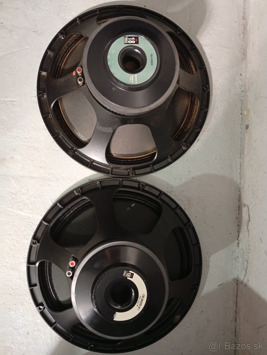 Basové reproduktory 18" - 4