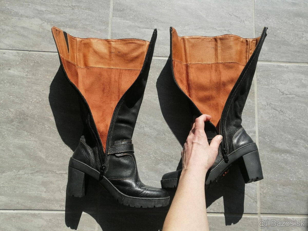 Superpohodlné prémiové čižmy Art,v38,vd24cm - 4