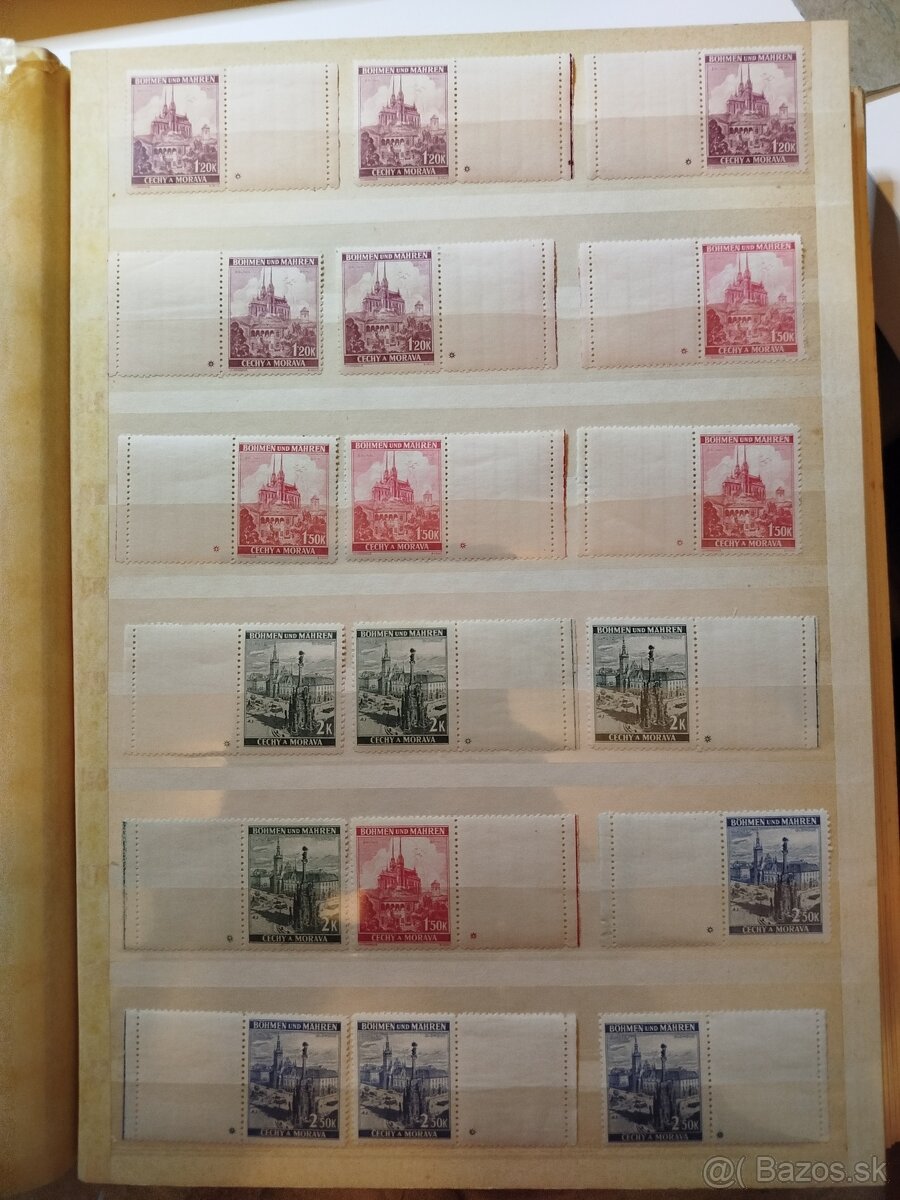 Protektorát Čechy a Morava - partia známok - 4