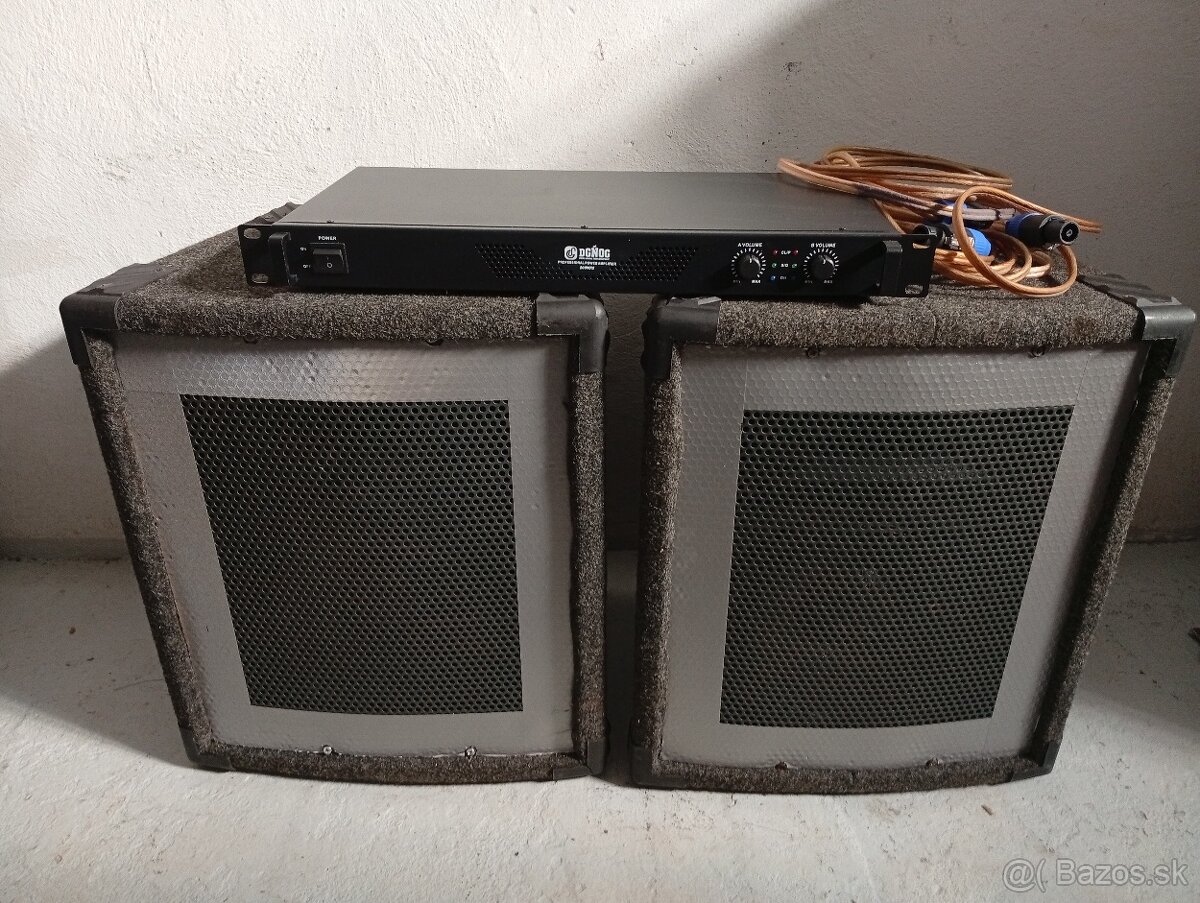 Dvojpásmové reprobedne 2x150W - 4