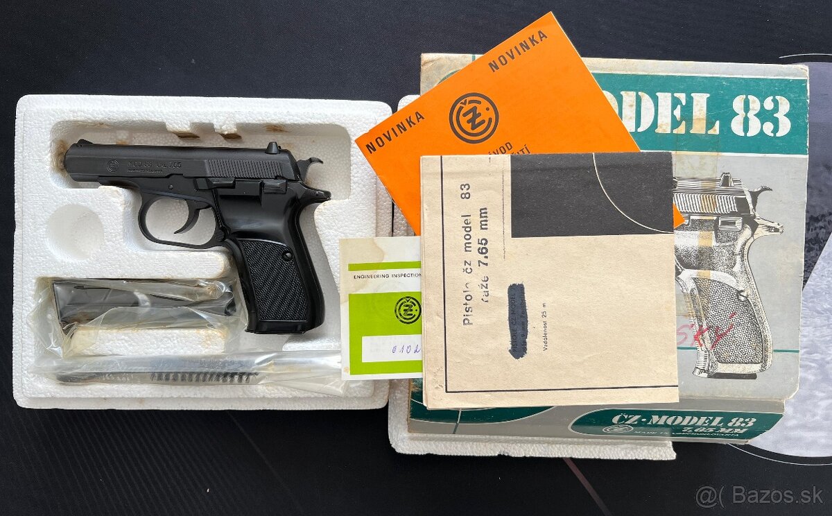 Predám ČZ 83 7,65mm - 4