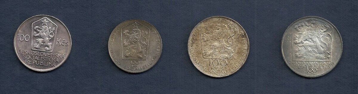 Pamätné strieborné mince ČSSR 1977 - 1987 - 4