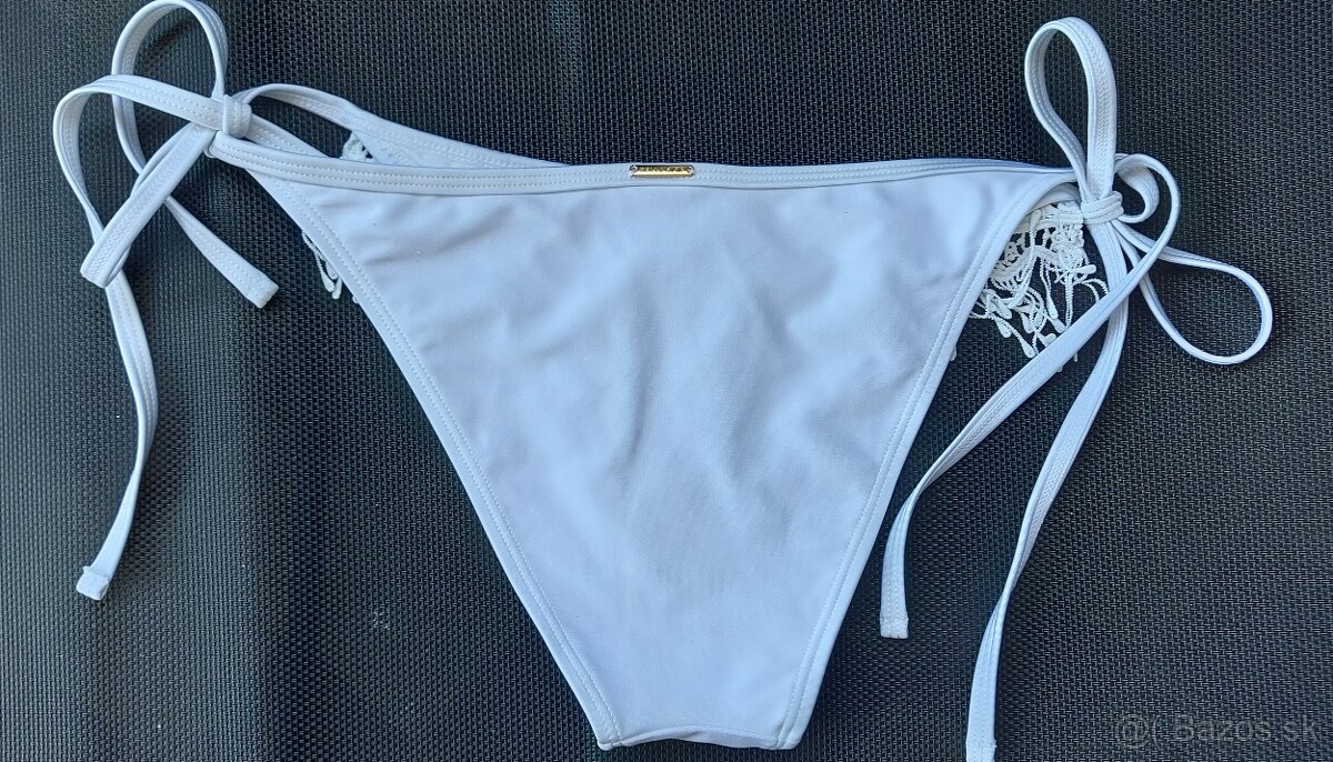 Biely spodný diel bikín - 4