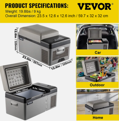 Prenájom 20 l. autochladničky - kompresorova - 4