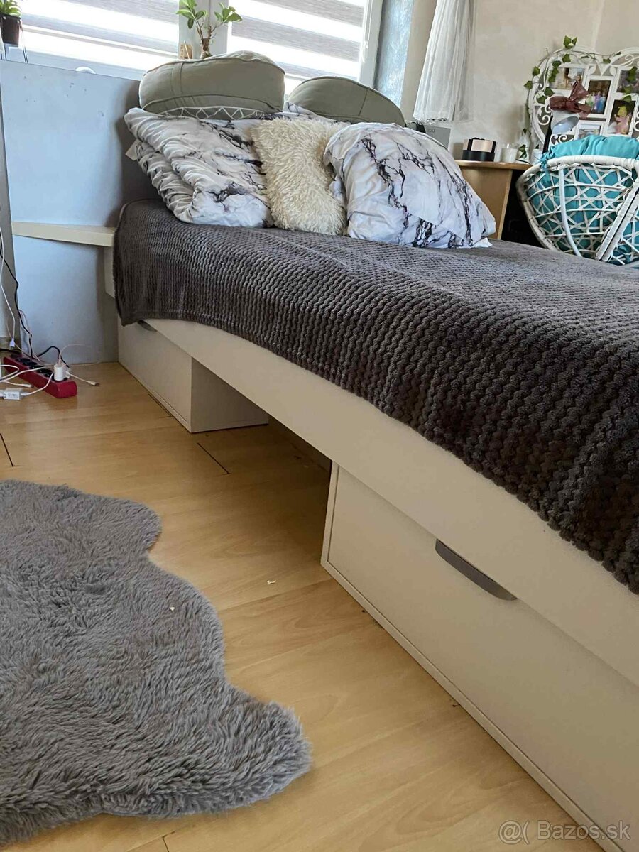 Posteľ 120/200 pre študentov ,masív - 4