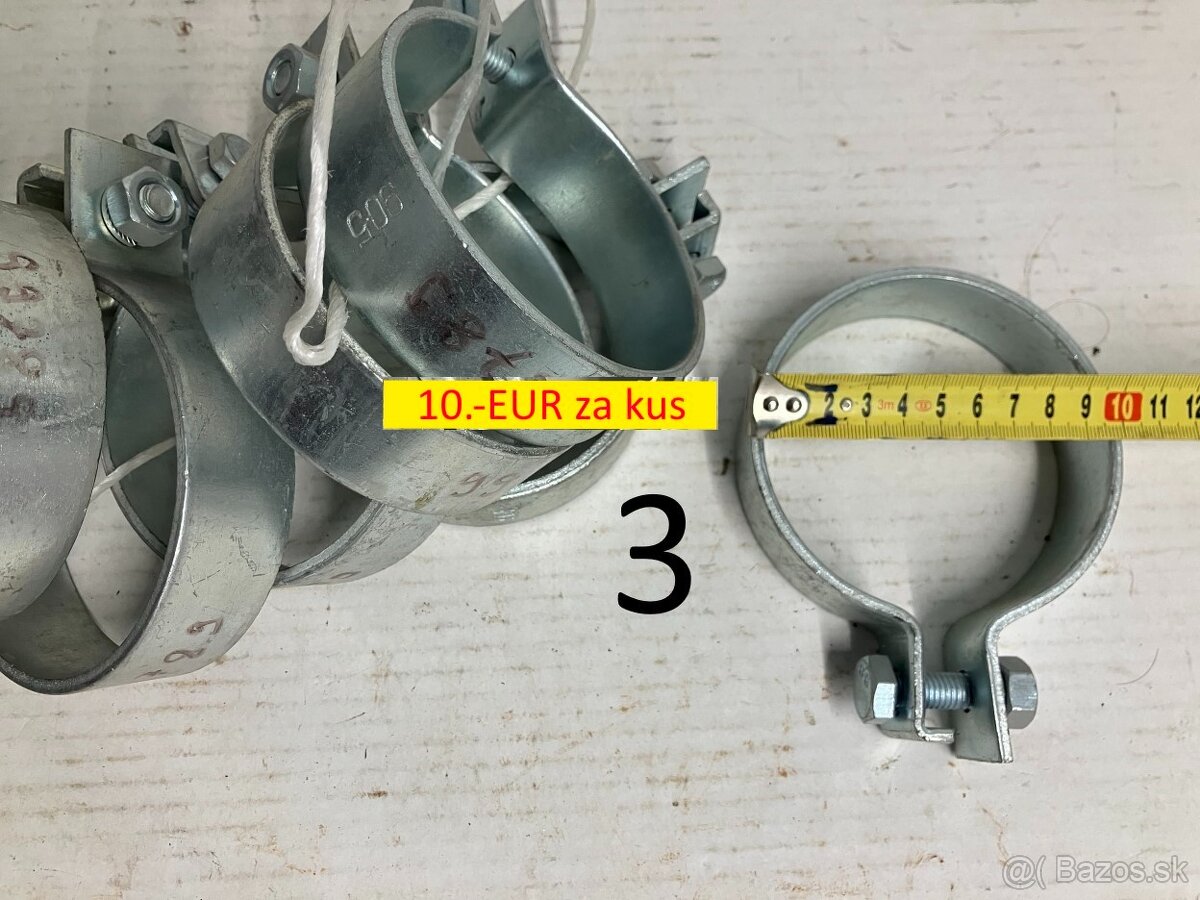 Spony a svorky na výfuk - 4