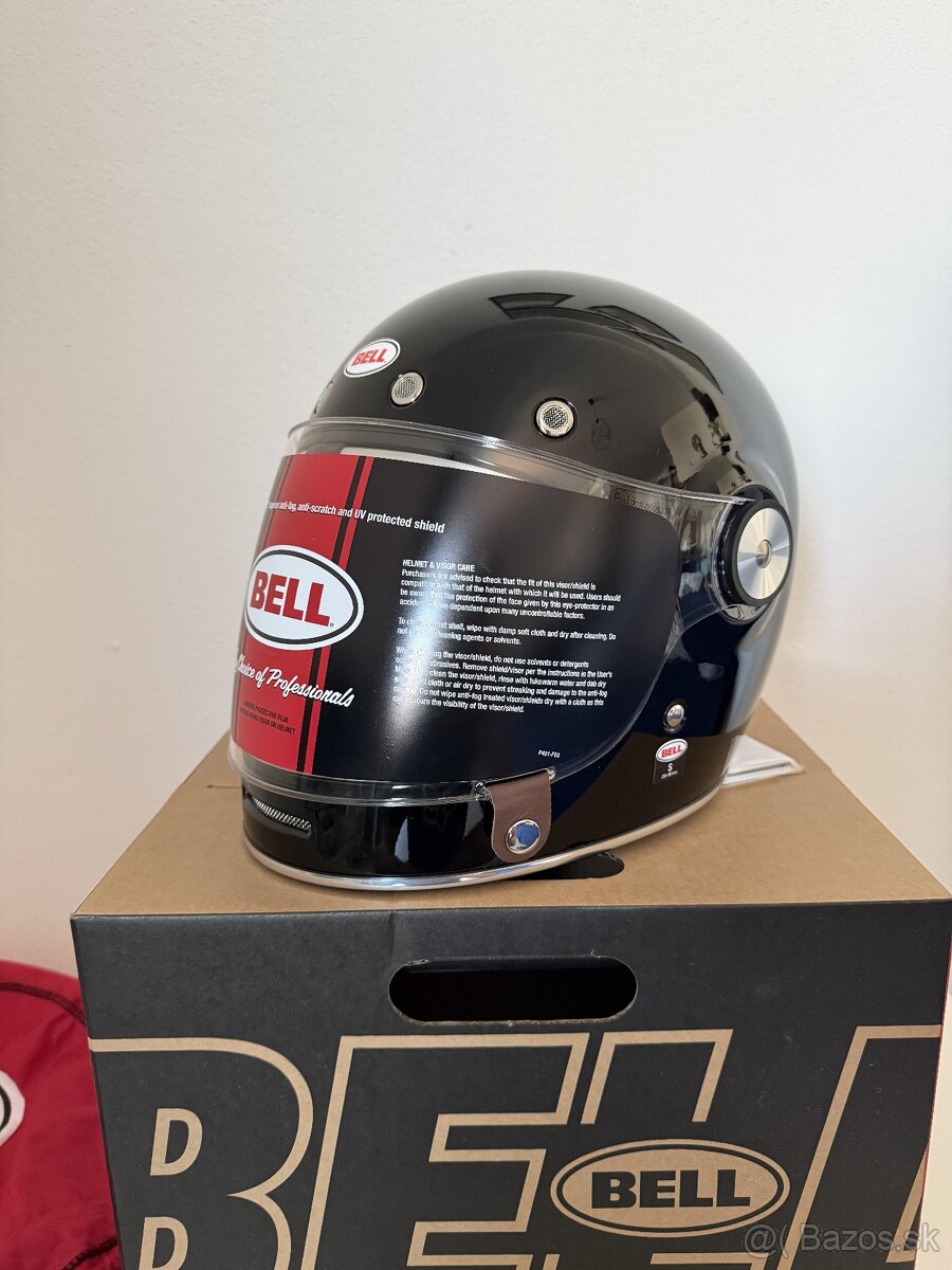 Prilba- Bell Bullitt gloss black - NOVÁ Veľkosť S - 4