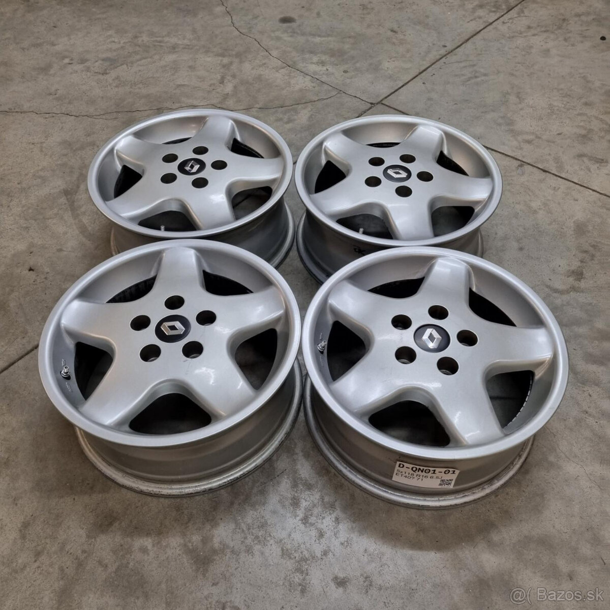 Hliníkové disky 5x118 R16 6,5J ET40 - 4