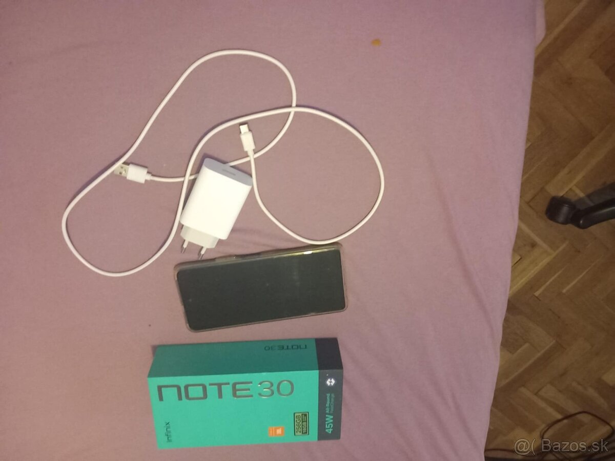 infinix note 30 s originál nabíjačkou a krytom v cene - 4