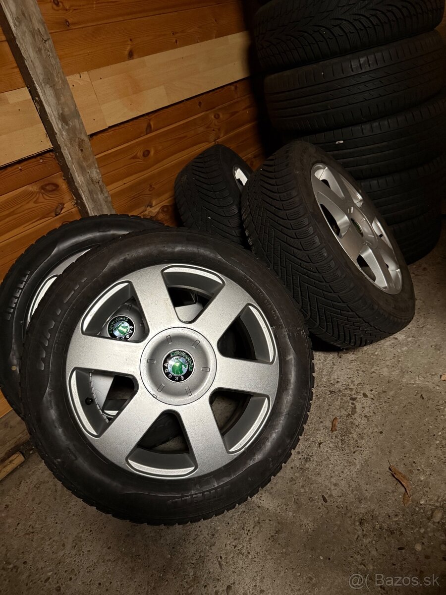 Zimná sada Škoda 5x112 R16 - 4
