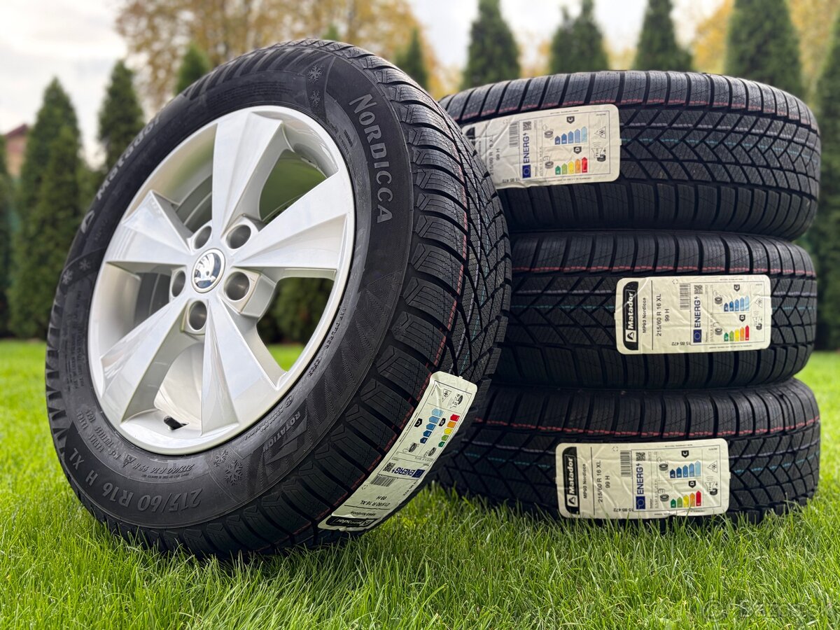 č.06 Zimná sada SKODA SUPERB 215/60 R16 - 4