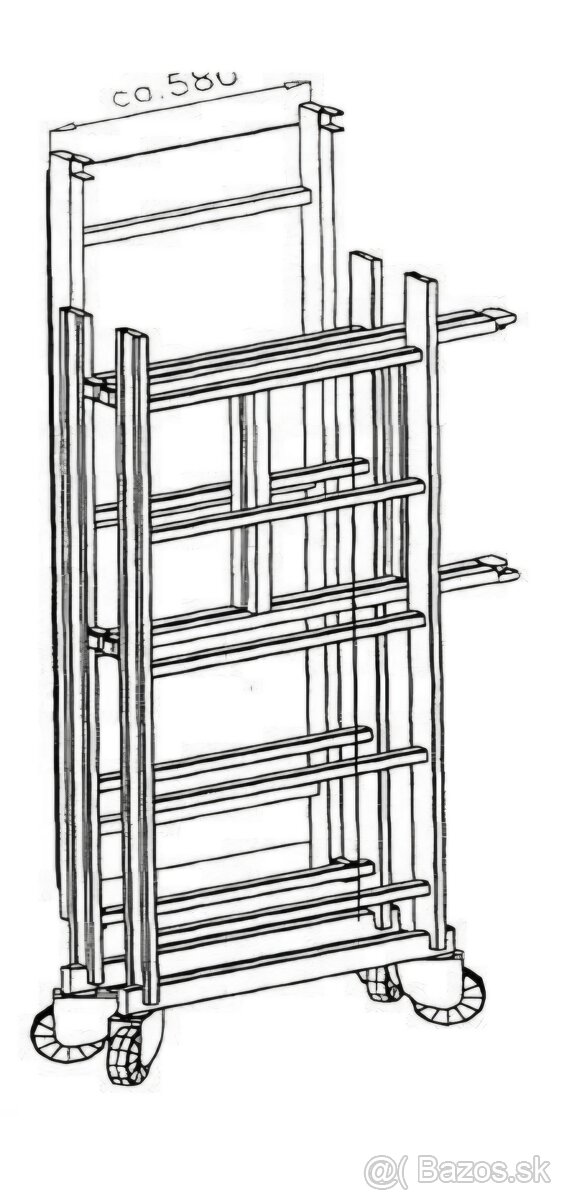 Posuvné skladacie lešenie - 4