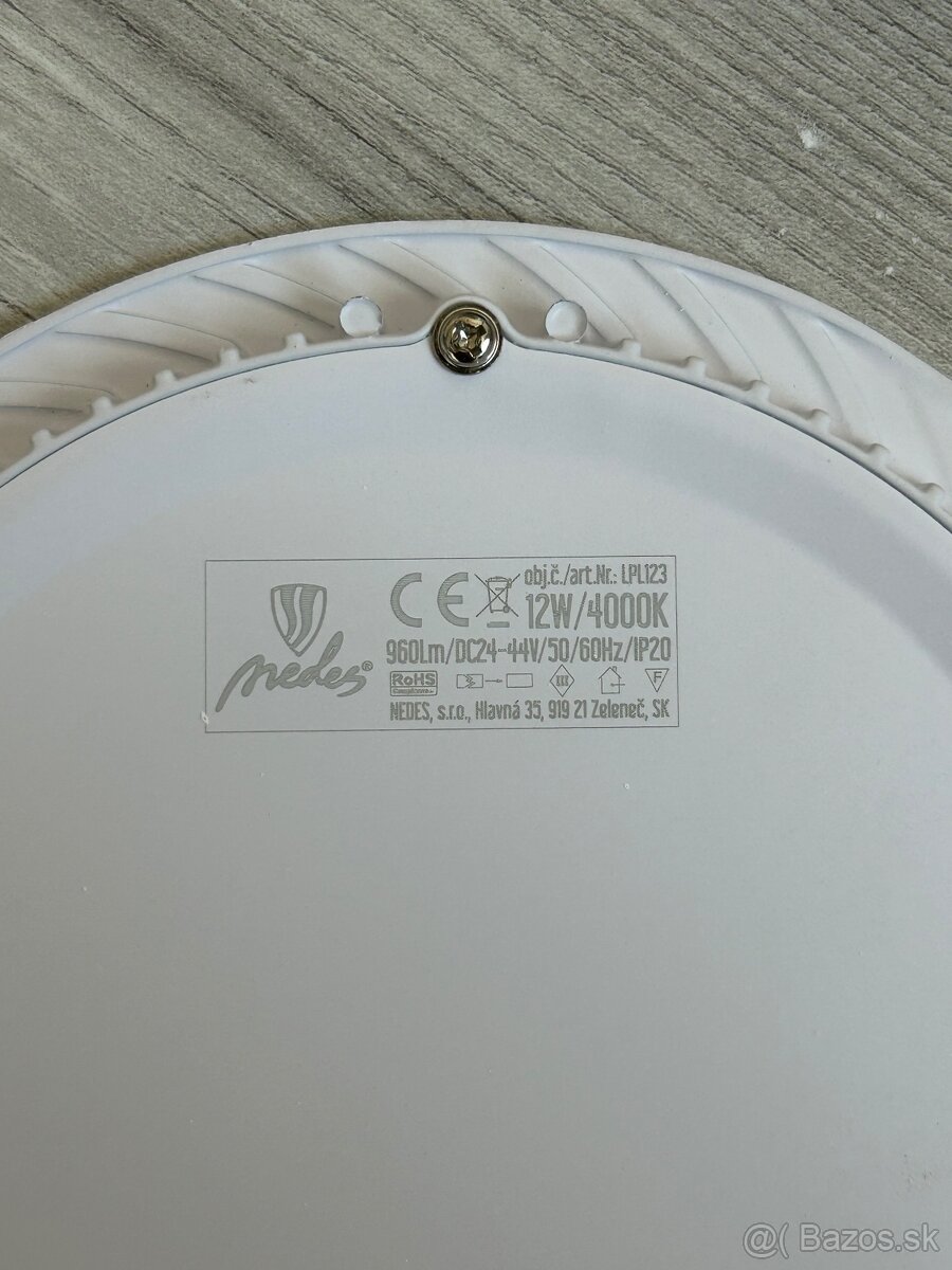 6x LED panel Nedes lpl123 12W (Nové) - 4