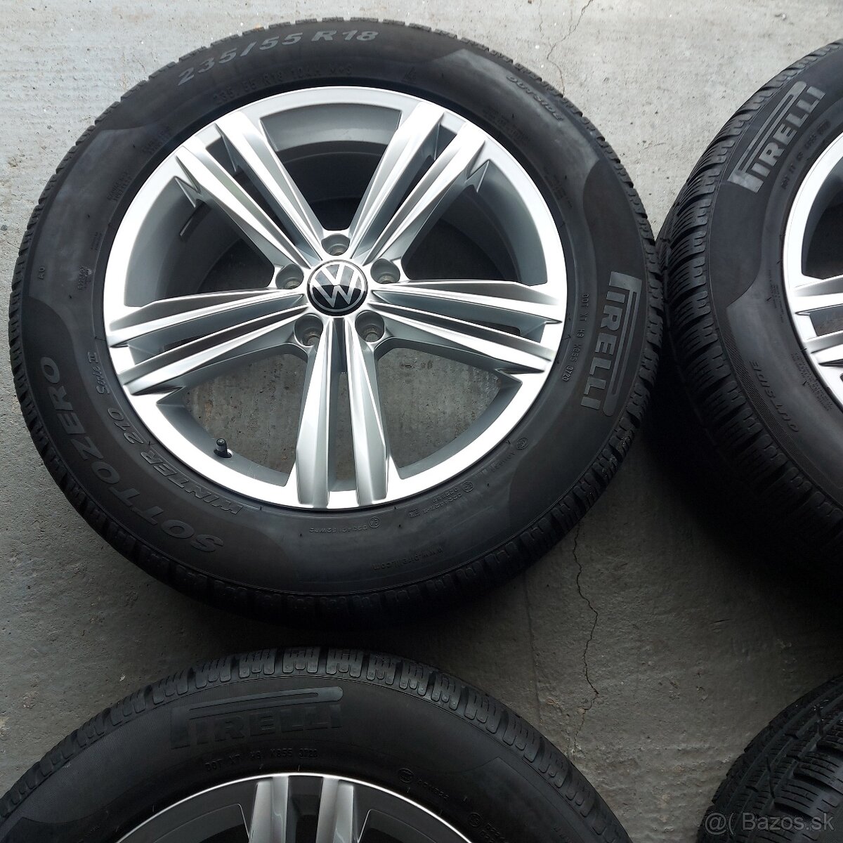 Zimná sada elektrónov originál Volkswagen Tiguan 5x112 R18 - 4