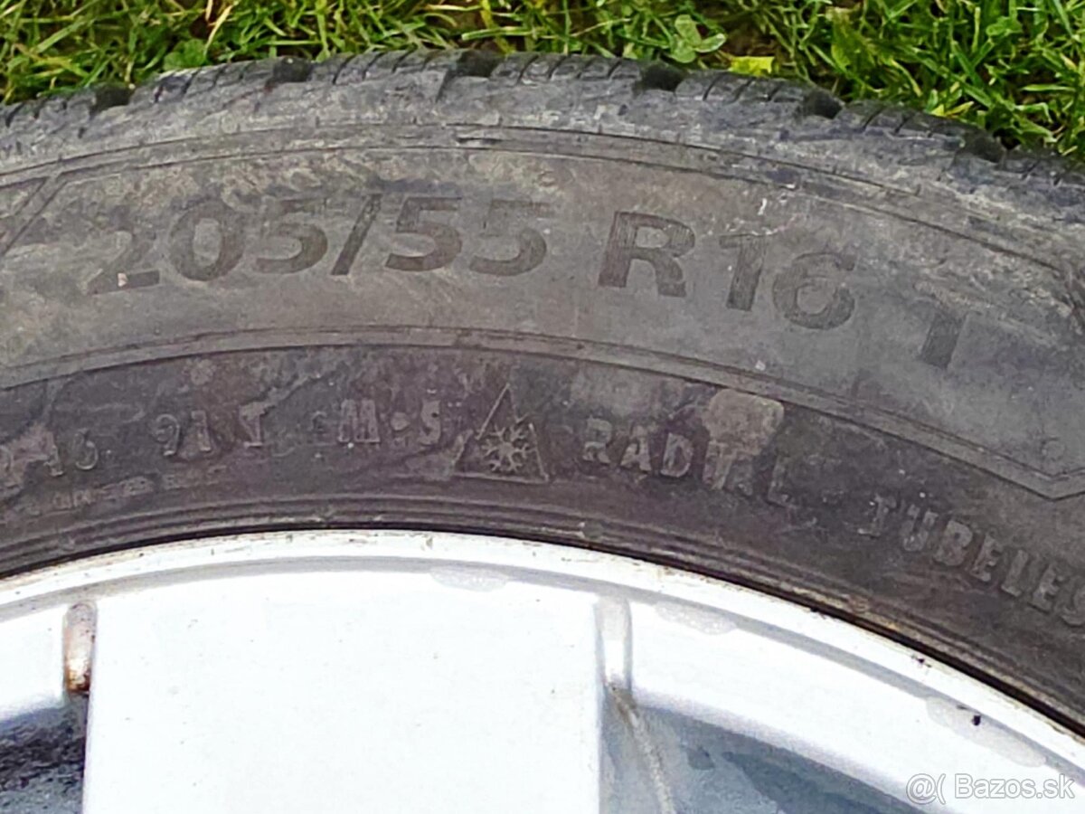 Originálne hliníkové disky VW R16 - 4