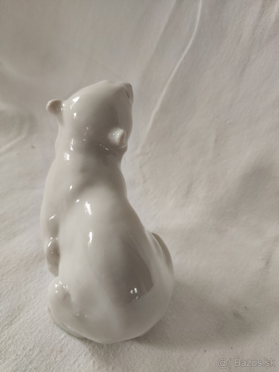 Sběratelská soška Lední medvěd, Lomonosov,SSSR - 4