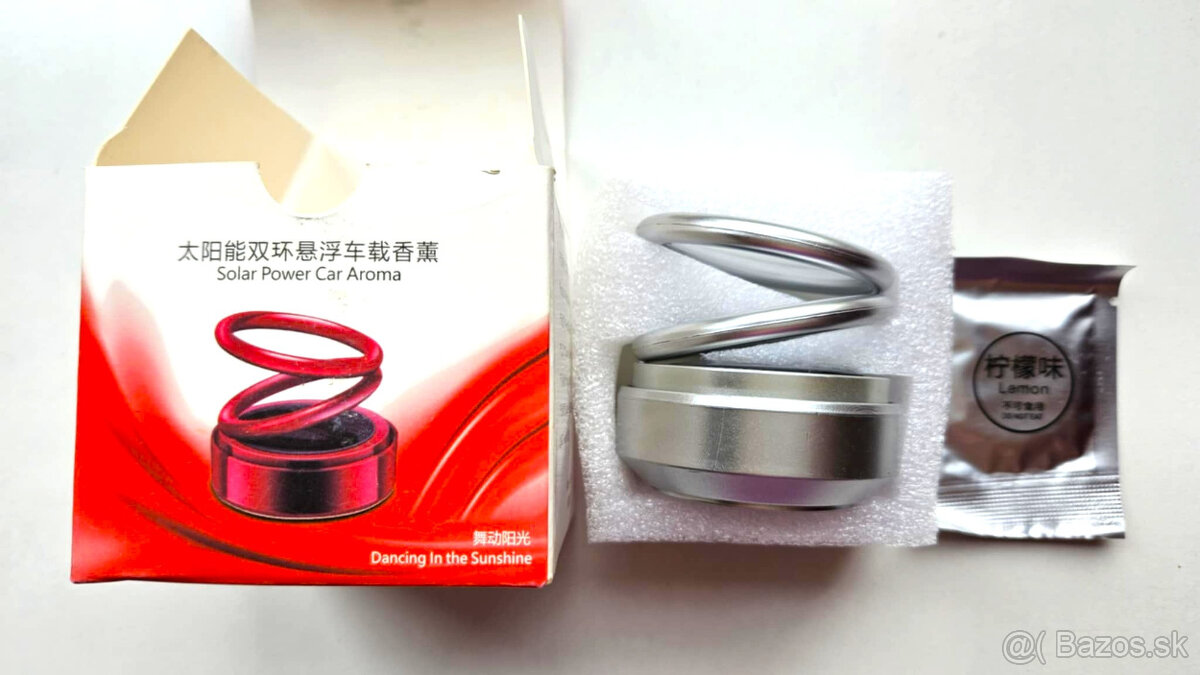 Doplnky do auta: Solárny difuzér, protišmyková podložka a i. - 4