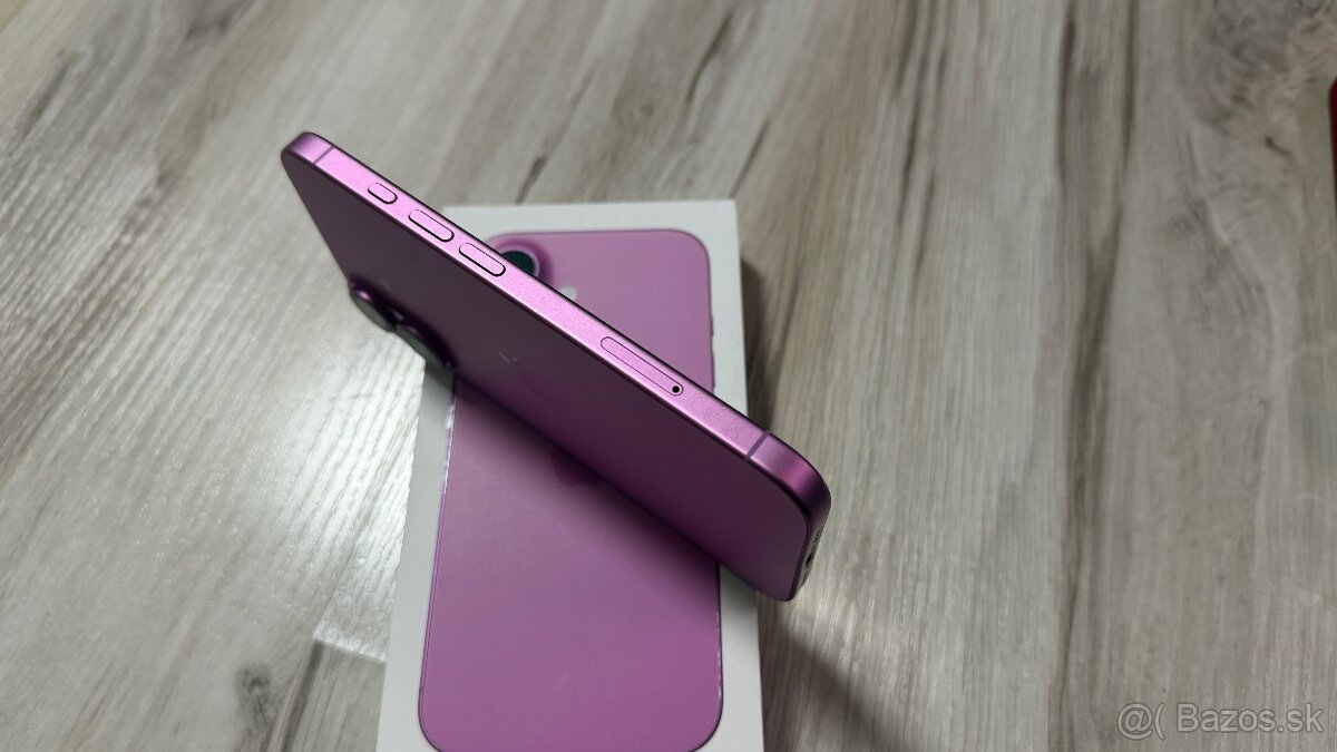 Vymenim iPhone 16 Pink 256gb (ruzovej farby) bateria 91% - 4