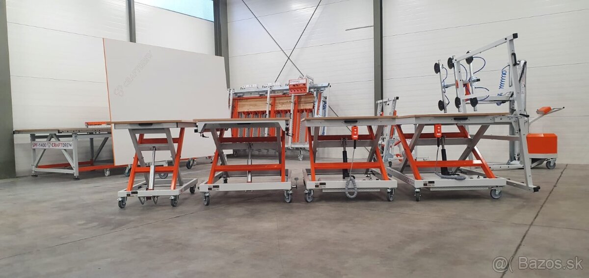 manipulačný vozík, nožnicový stôl, pracovný stôl - 4