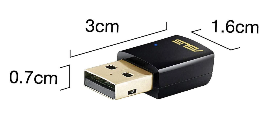 Predám WiFi USB adaptér ASUS USB-AC51 - 4