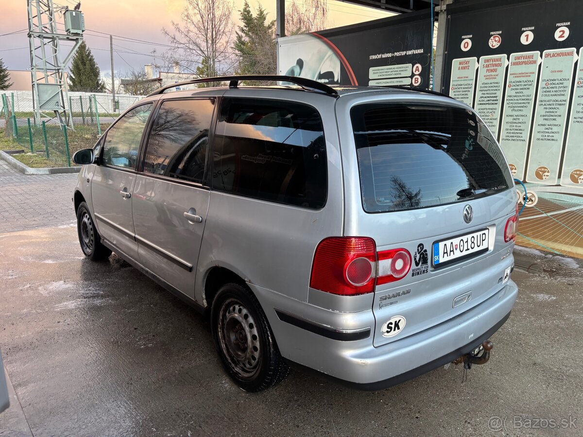VW Sharan 1.9 TDI 85 kw 7miestne 4x4 - 4