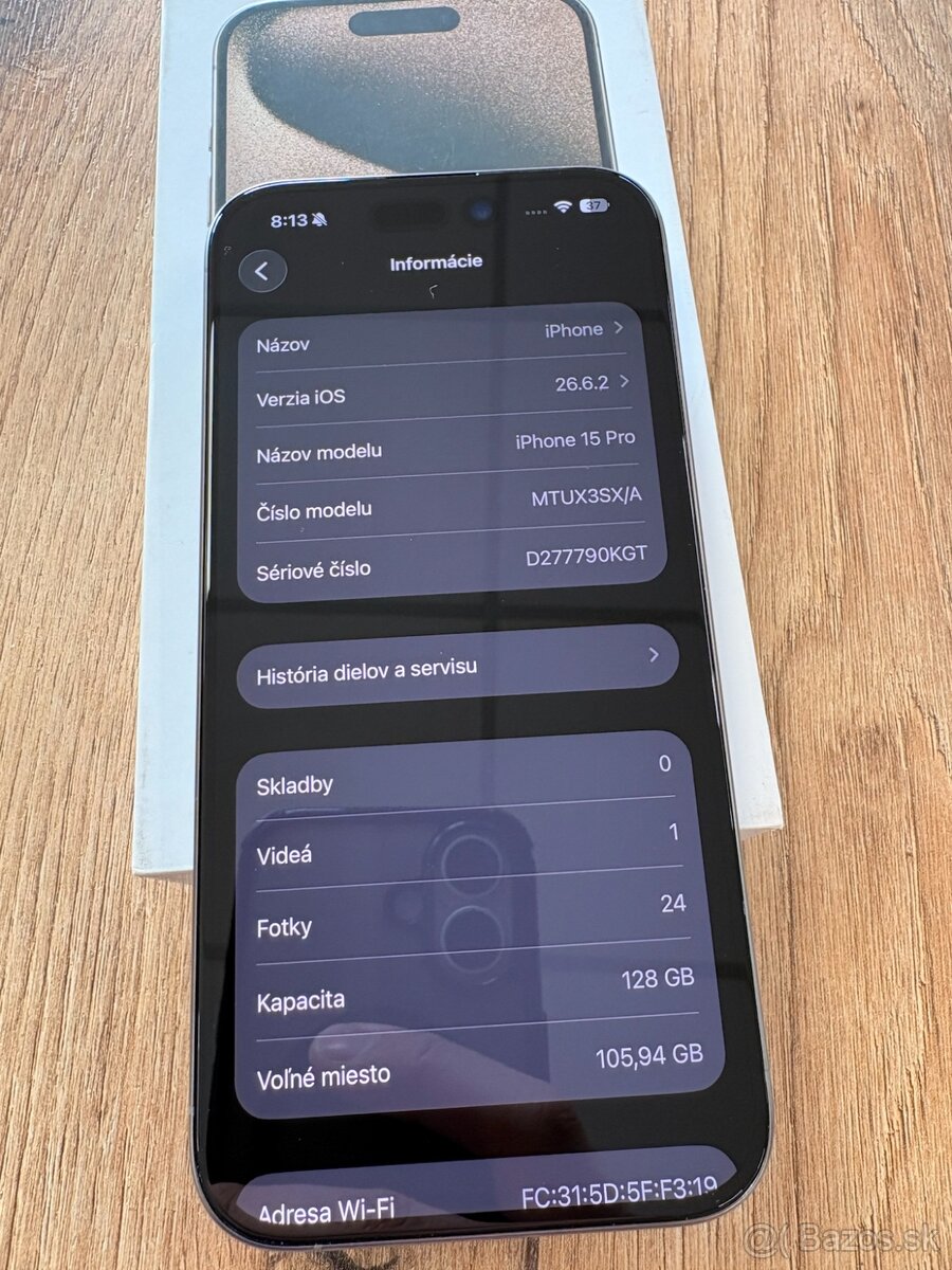 iPhone 15 Pro 128GB top stav - 4