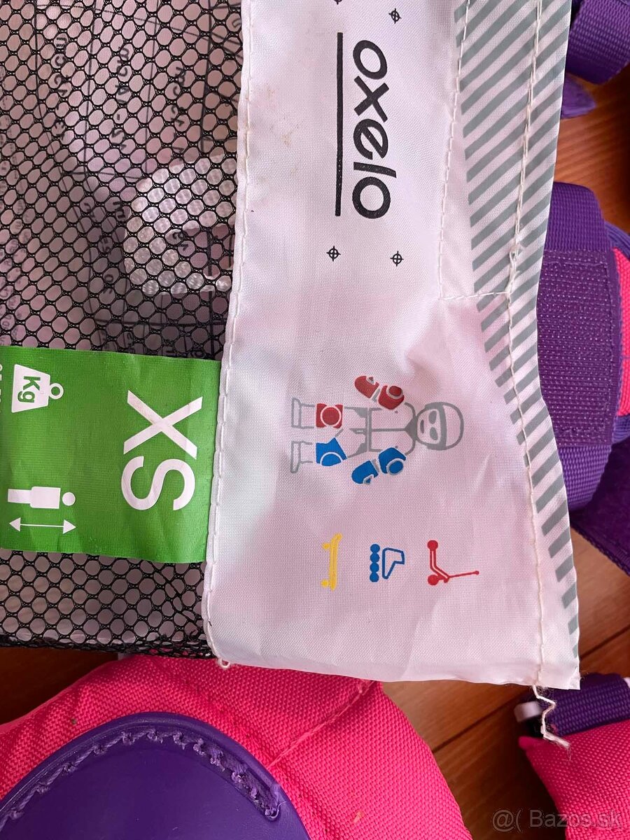 Detské kolieskové korčule Play3 ružovo-fialové - 4