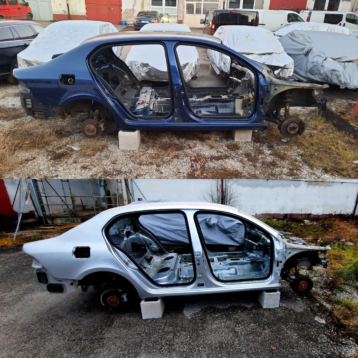 bočnica, prah, stĺpik, nosník Superb 2 - 4