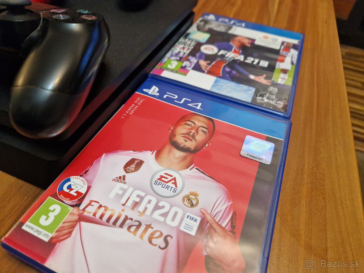 PS4 Slim 500 GB + 3x originál ovládače + 5 hier 🔥 - 4