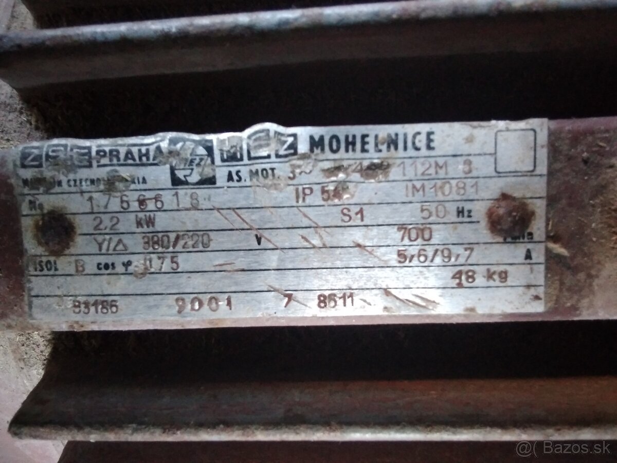 Predám dva motory 2.2 kW a 1.5 kW. - 4