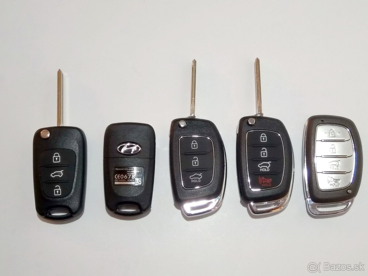 Hyundai autokluč obal kluča spínače - 4