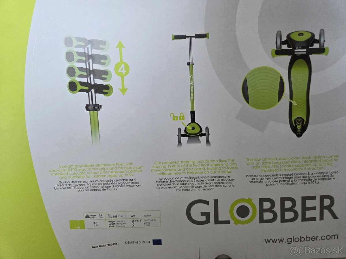 Kolobežka Globber Elite Deluxe - Nová - 4