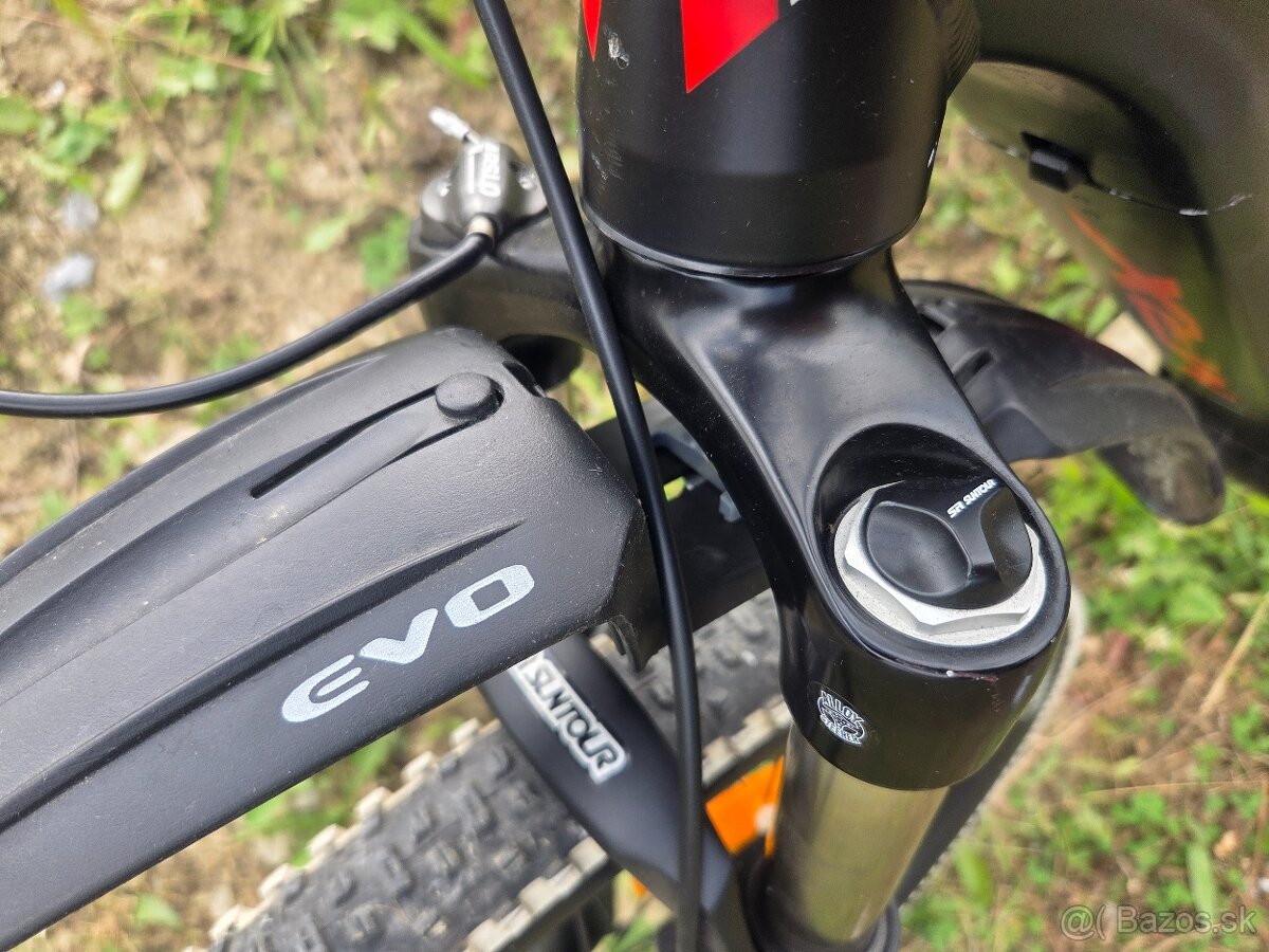 Horsky elektrobicykel damsky pansky pneu 27,5 - 4