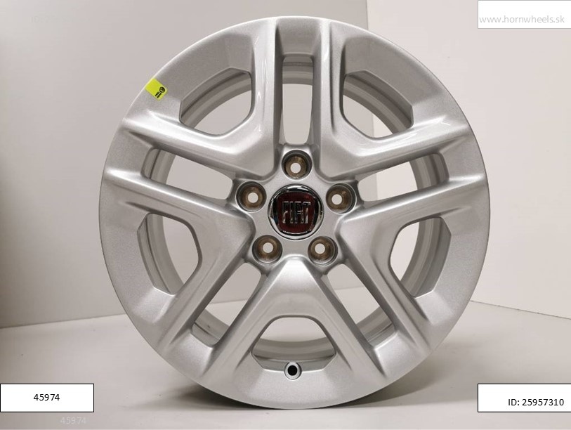 Fiat 500X originál alu disky 6,5J R16 5x110 ET40 1215 - 4