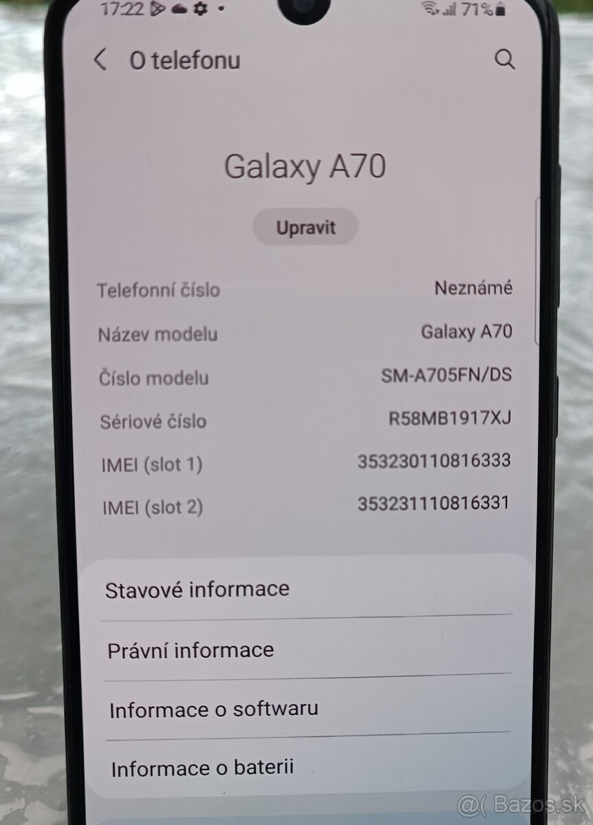 Mobilní telefon Samsung Galaxy A70 / 6GB RAM / 128GB - 4
