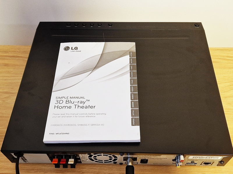 Domáce kino (blue ray) LG HX806CG 2+1 - 4