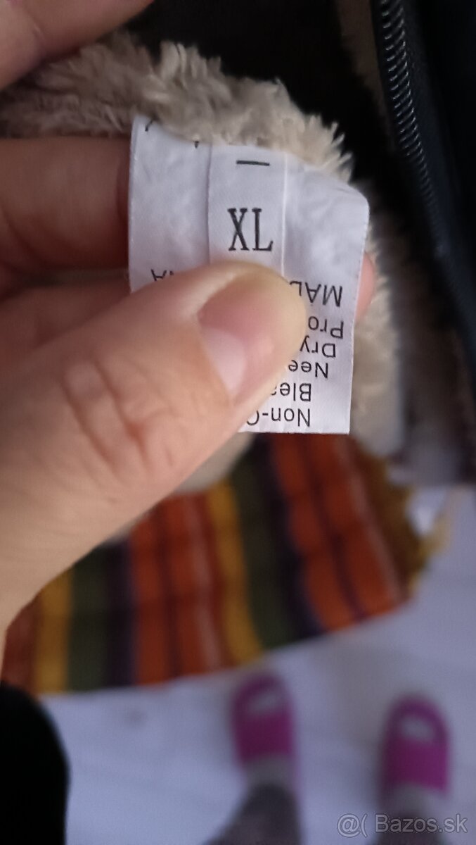 Dámska zimná bunda čierna XL - 4