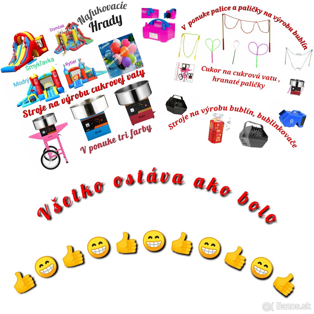 Skákací nafukovací hrad , bodyzorbing , cukrová vata - 4