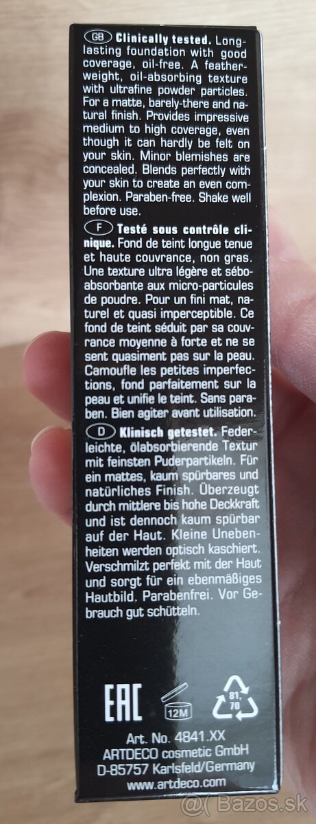 ARTDECO Perfect Teint Foundation - 4