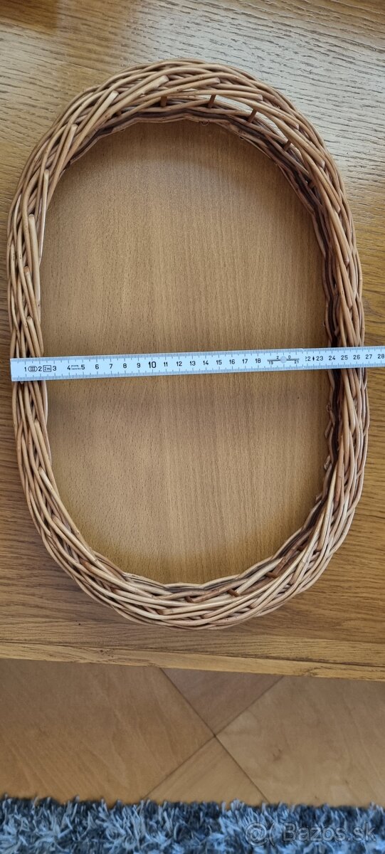 Prútený podnos oválny - 4